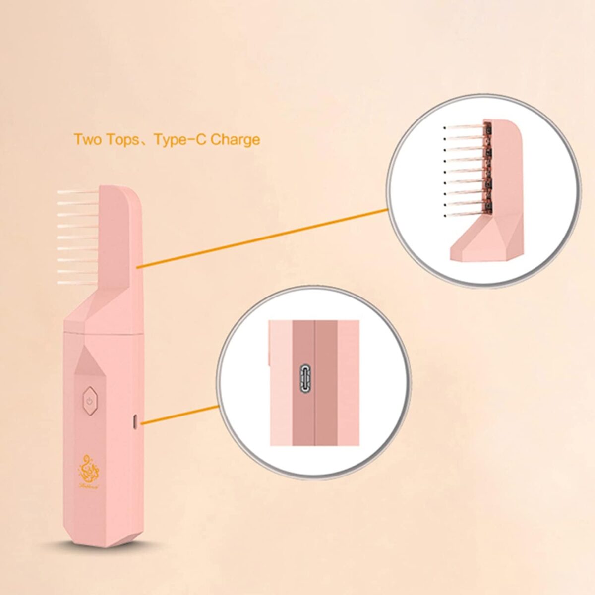 Electronic Portable Incense/Bakhoor Burner Hair Comb - Image 3