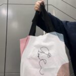 Coloured Abstract Printed Tote