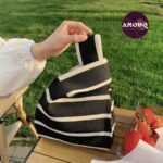 Urban Stripes Tote-Black and White - Image 6