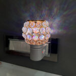 7 Changing Light Diamond Auto-Cut Electric Bakhoor Burner - Image 2