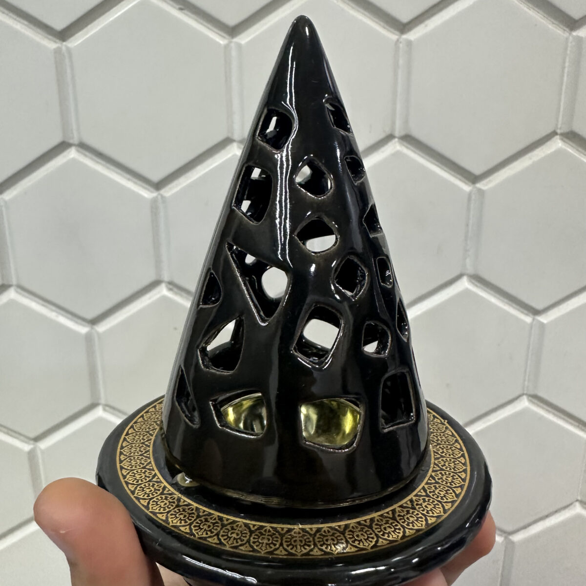 CERAMIC BAKHOOR BURNER-BLACK - Image 5