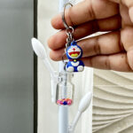 STARDUST JAR WITH DORAEMON KEYCHAIN